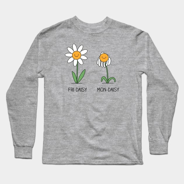 LIfe of Daisy Long Sleeve T-Shirt by milkyprint